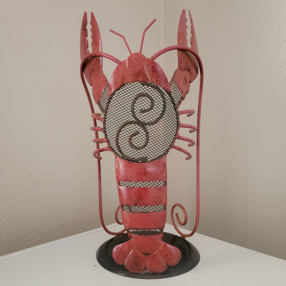 Cute Lobster Kitchen Decor / Holder - Metal